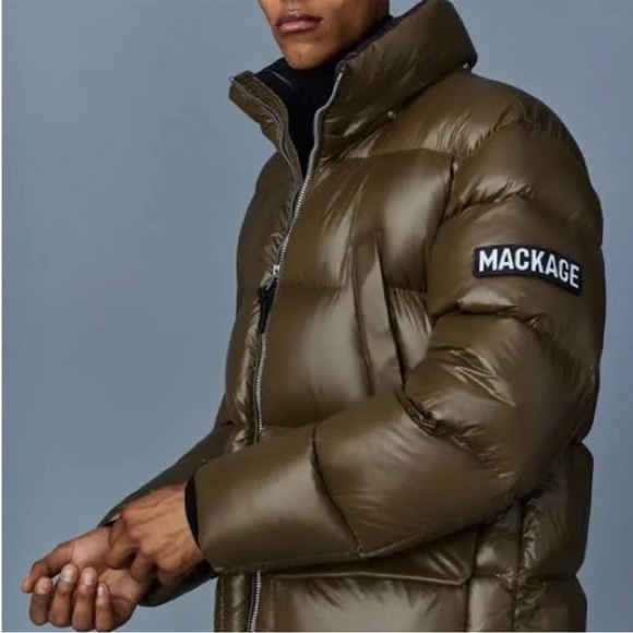 Mackage Army Green Puffer Coat - Picture 5 of 9